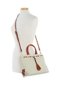 Pebble Grain Tassel Tote