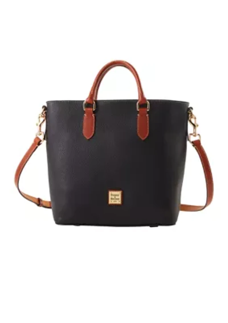 Pebble Leather Editors Tote Bag
