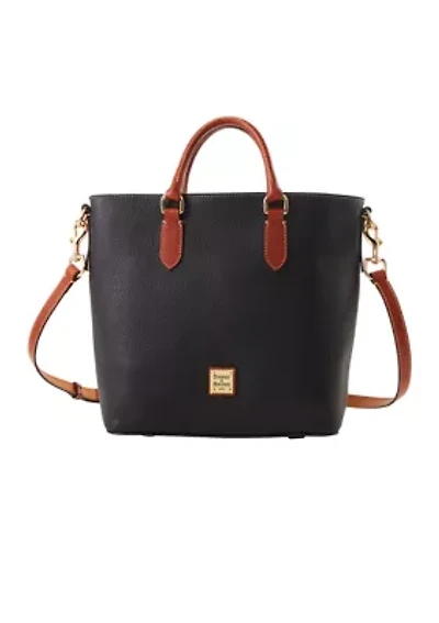 Pebble Leather Editors Tote Bag