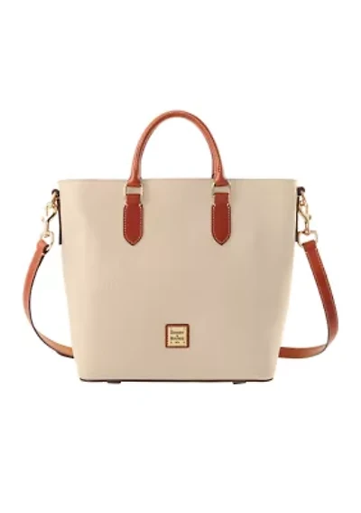 Pebble Leather Editors Tote Bag