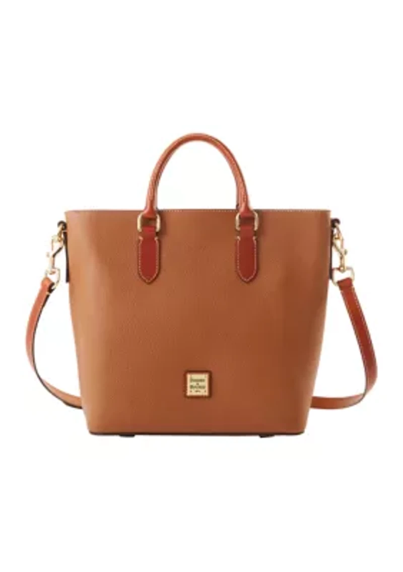 Pebble Leather Editors Tote Bag