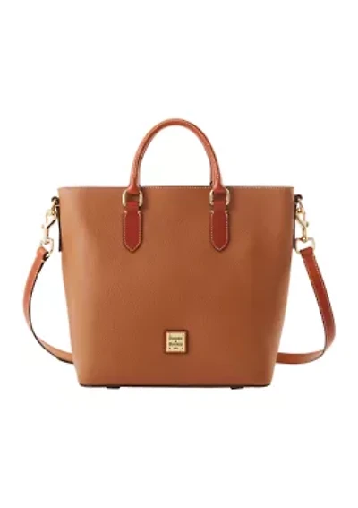 Pebble Leather Editors Tote Bag