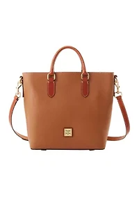Pebble Leather Editors Tote Bag