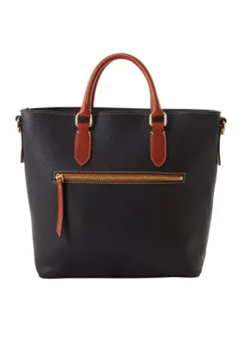 Pebble Leather Editors Tote Bag