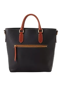 Pebble Leather Editors Tote Bag