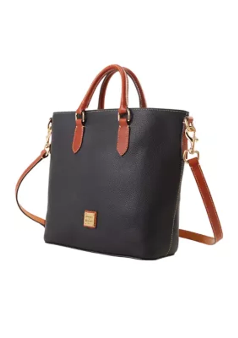 Pebble Leather Editors Tote Bag