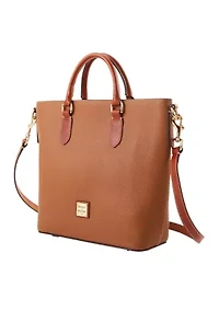 Pebble Leather Editors Tote Bag