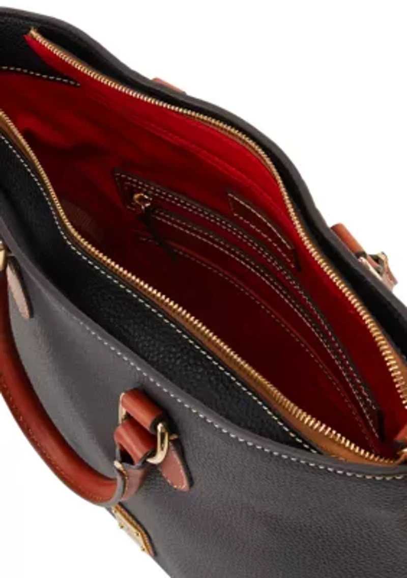 Pebble Leather Editors Tote Bag