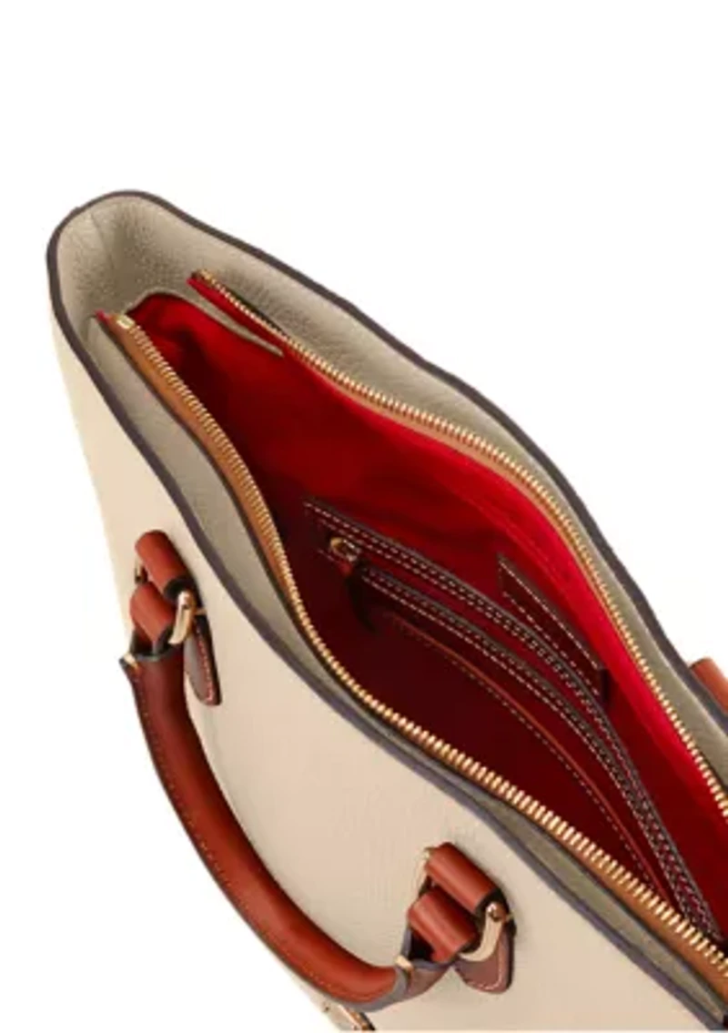 Pebble Leather Editors Tote Bag