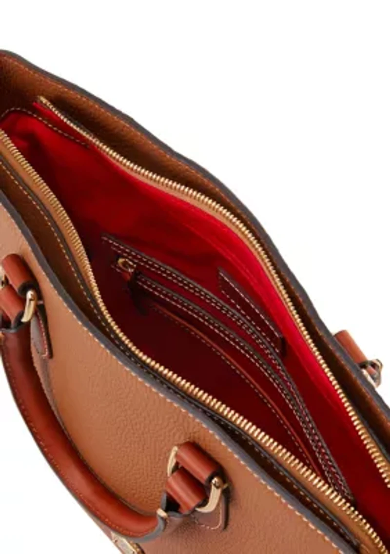 Pebble Leather Editors Tote Bag