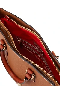 Pebble Leather Editors Tote Bag