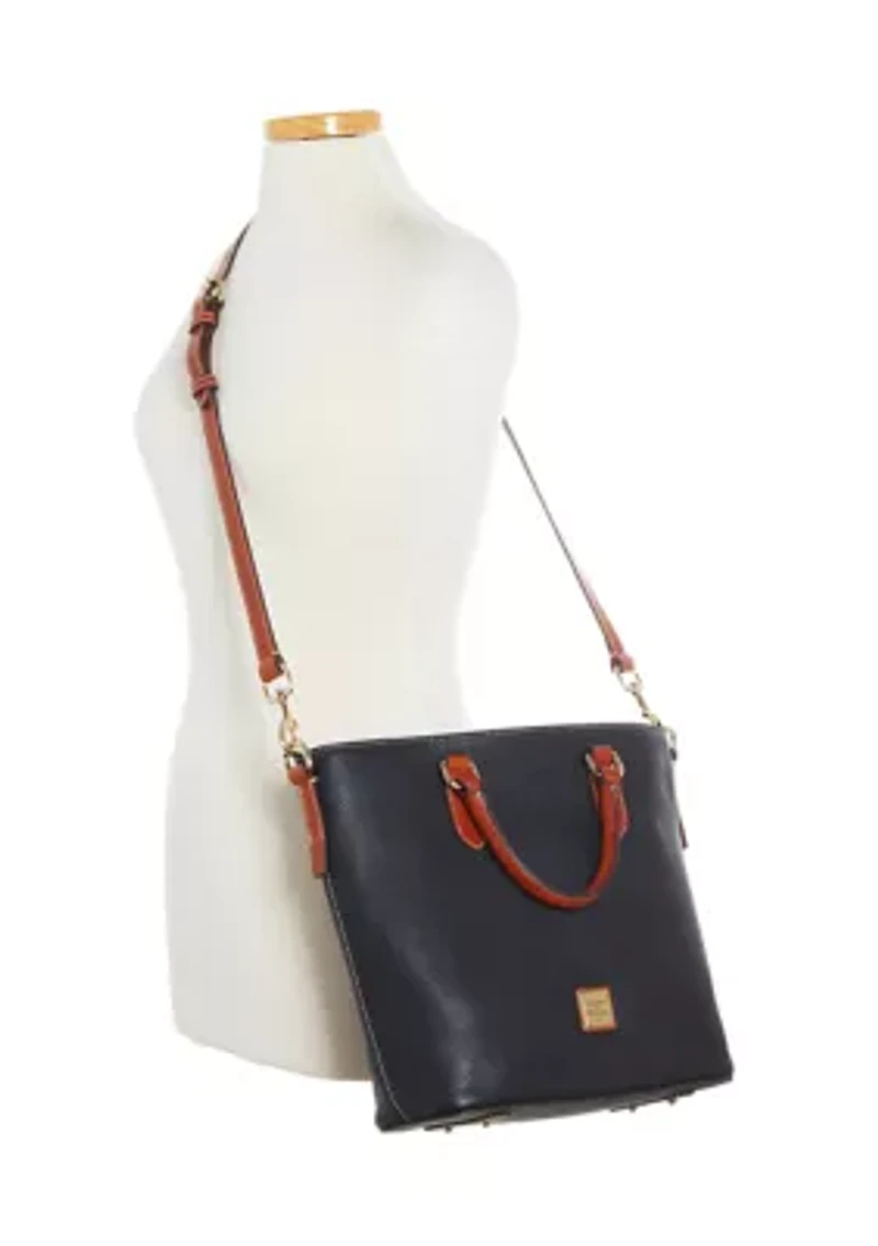 Pebble Leather Editors Tote Bag