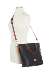 Pebble Leather Editors Tote Bag