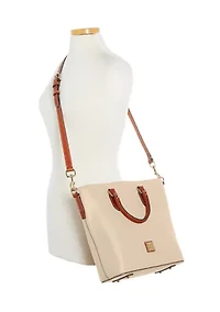 Pebble Leather Editors Tote Bag