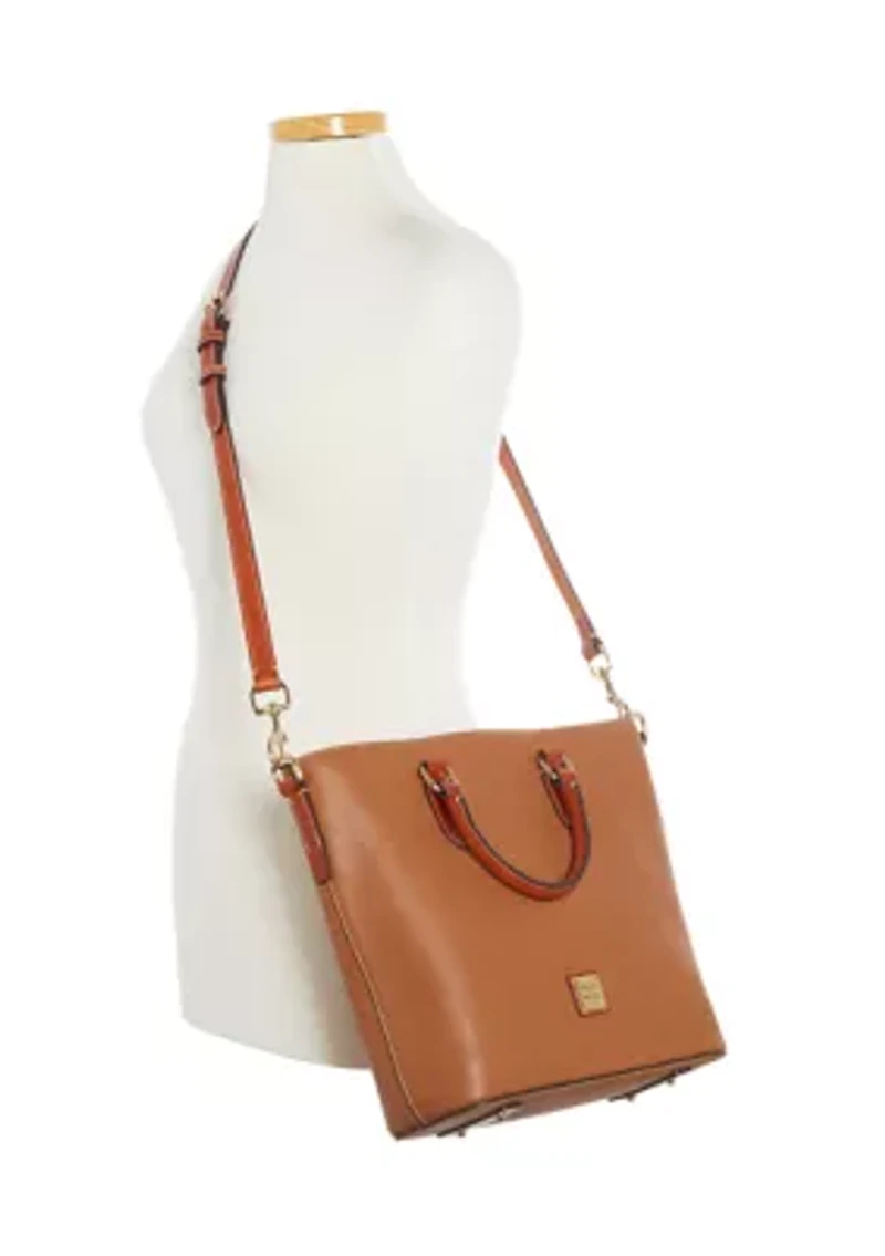 Pebble Leather Editors Tote Bag