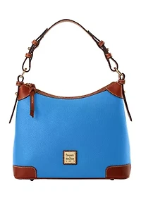 Pebble Leather Small Hobo Bag