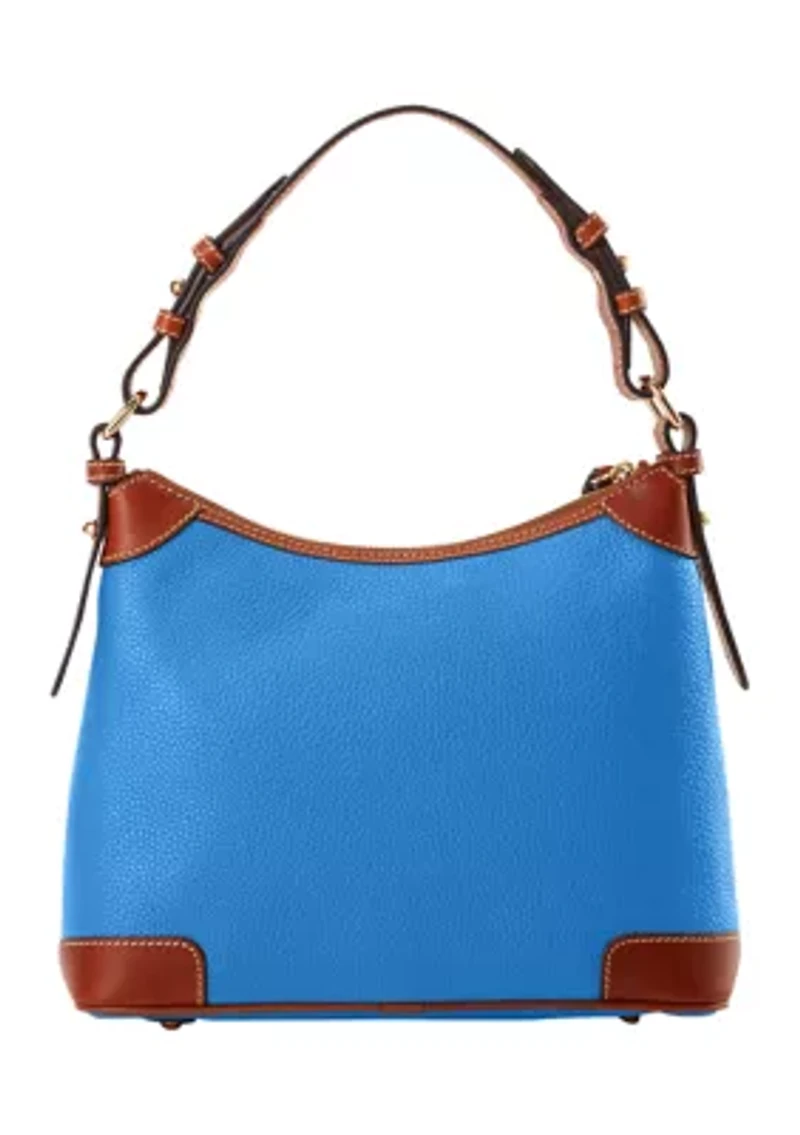 Pebble Leather Small Hobo Bag