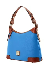 Pebble Leather Small Hobo Bag