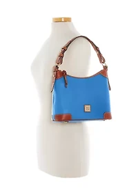 Pebble Leather Small Hobo Bag