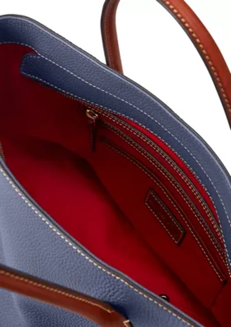 Pebble Grain Large Handle Tote