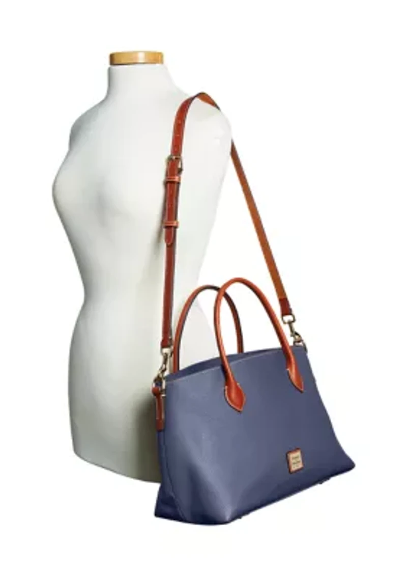 Pebble Grain Large Handle Tote