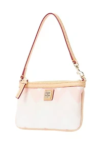 Chevron Large Slim Wristlet
