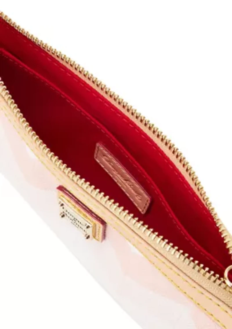 Chevron Large Slim Wristlet