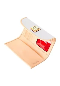 Patent Leather Continental Clutch