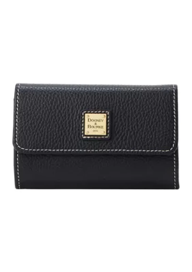 Lucca Pebble Grain Flap Wallet
