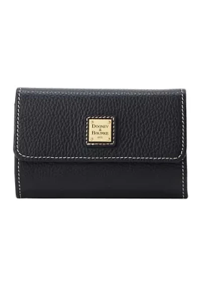 Lucca Pebble Grain Flap Wallet