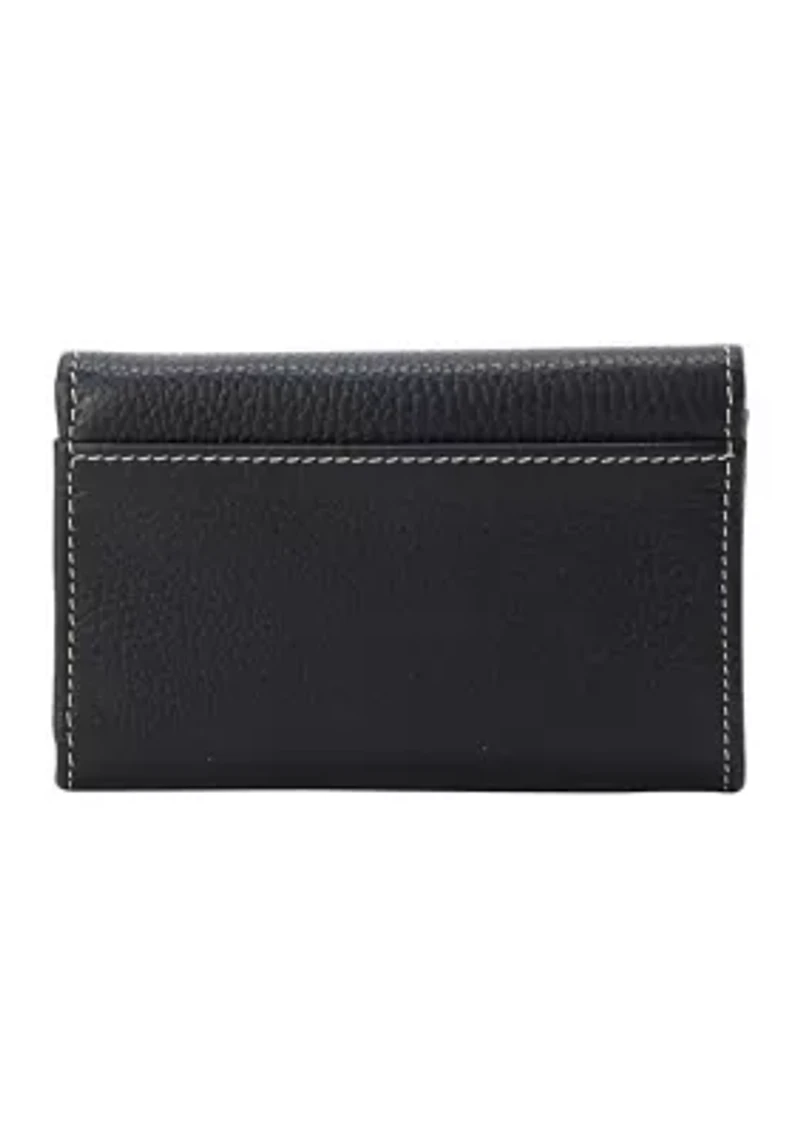 Lucca Pebble Grain Flap Wallet