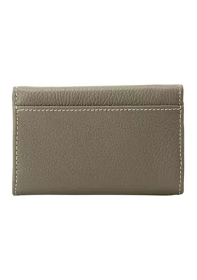 Lucca Pebble Grain Flap Wallet