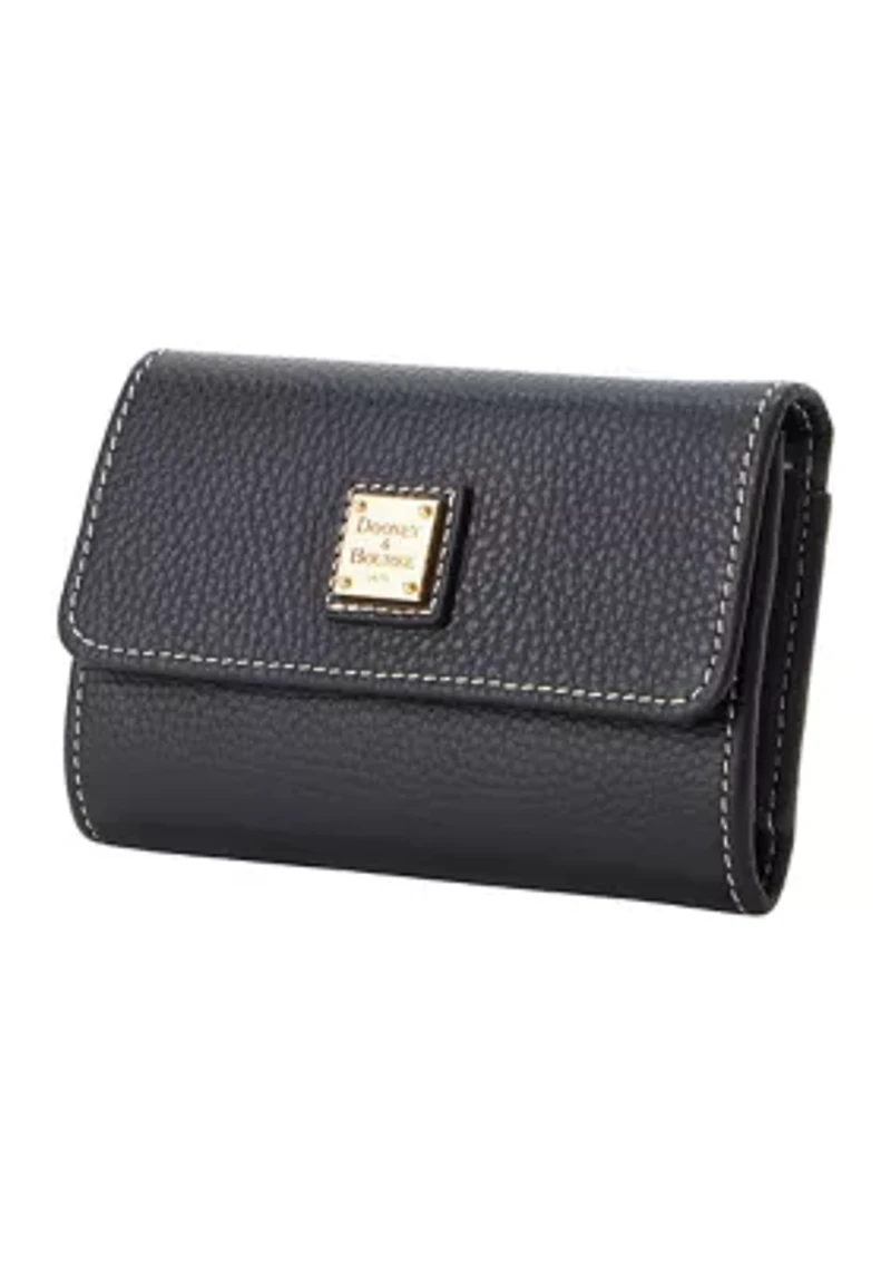 Lucca Pebble Grain Flap Wallet