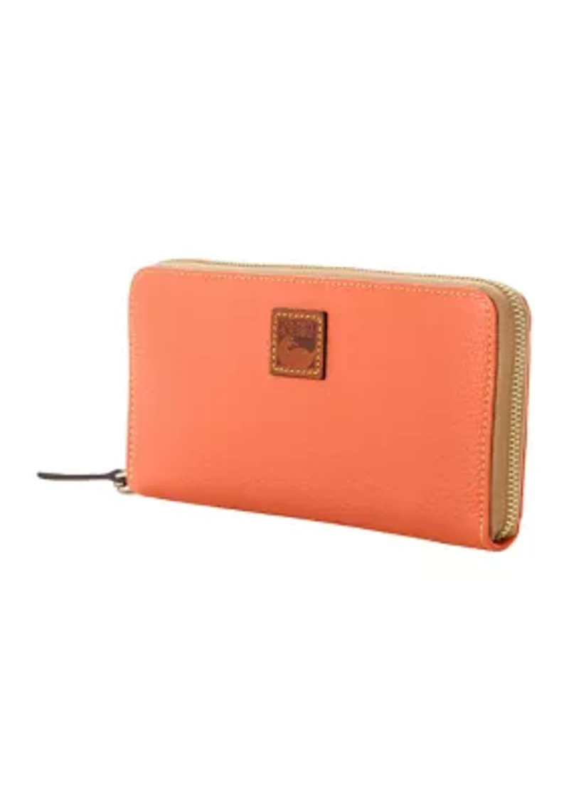Pebble Large Zip Around Wallet