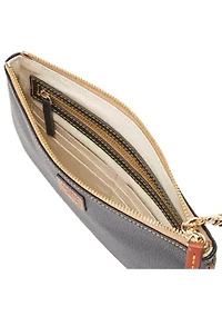 Pebble Grain Large Wristlet
