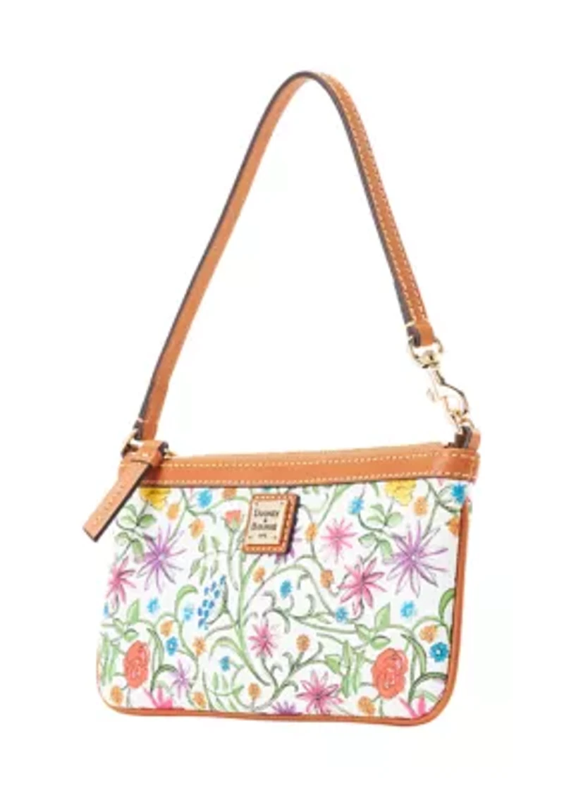 Wildflower Large Slim Wristlet