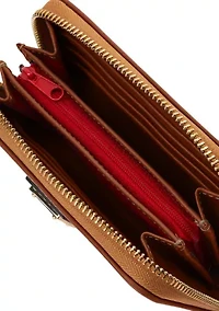 Wexford Leather Medium Zip Around Wallet