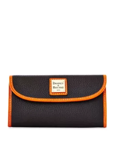 Pebble Grain Continental Clutch
