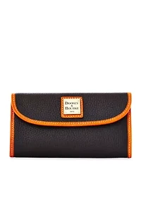 Pebble Grain Continental Clutch