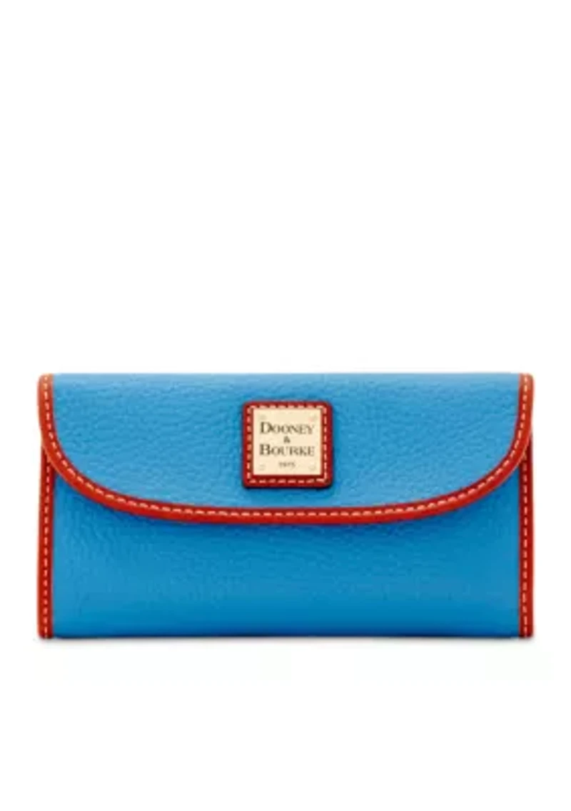 Pebble Grain Continental Clutch