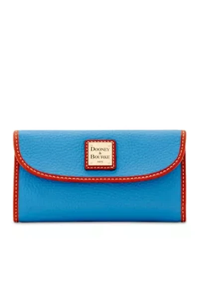 Pebble Grain Continental Clutch