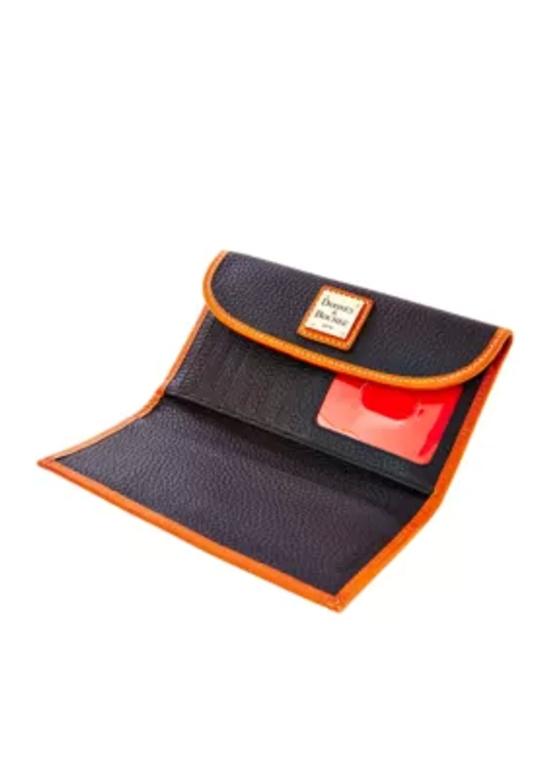 Pebble Grain Continental Clutch