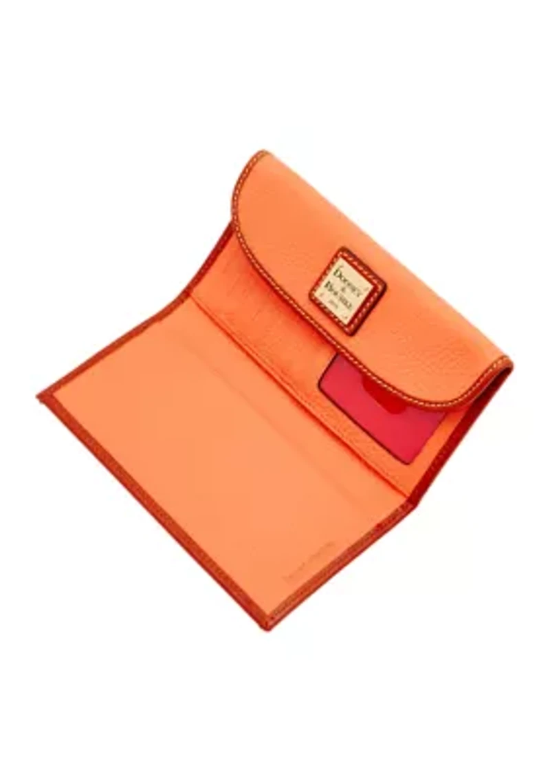 Pebble Grain Continental Clutch