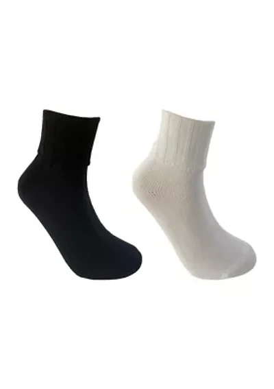 Chunky Turncuff Socks - Pack of 2