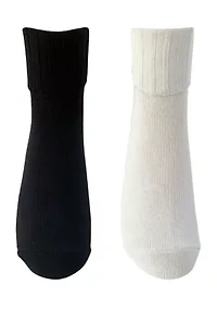 Chunky Turncuff Socks - Pack of 2