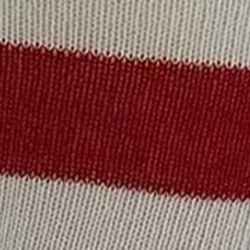 Red and White Stripe Socks with Bow and Bells