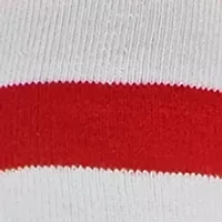 Elf Buckle Candy Cane and Bells Socks