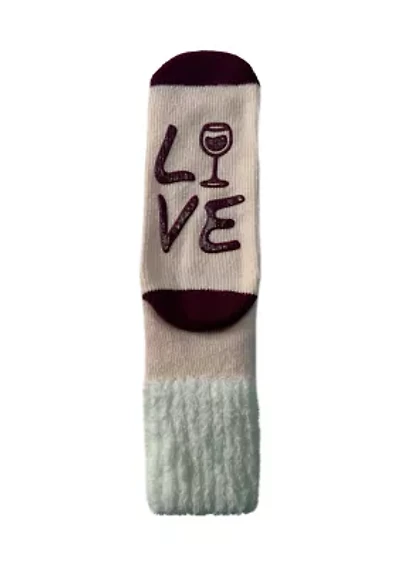 It's Wine Time Slipper Socks
