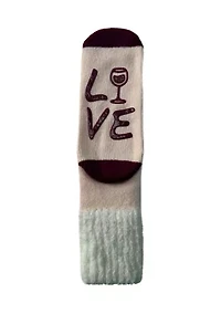 It's Wine Time Slipper Socks