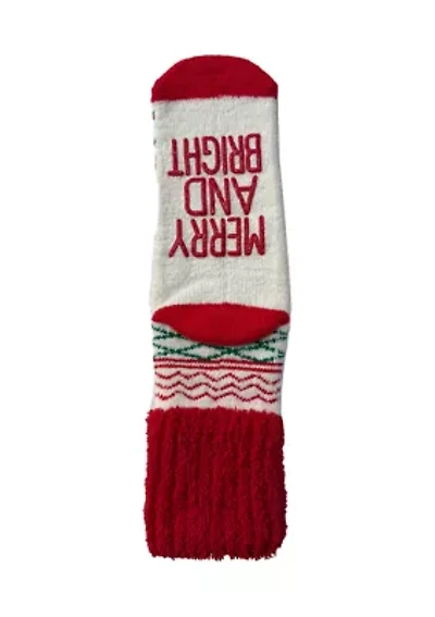 Merry and Bright Slipper Socks